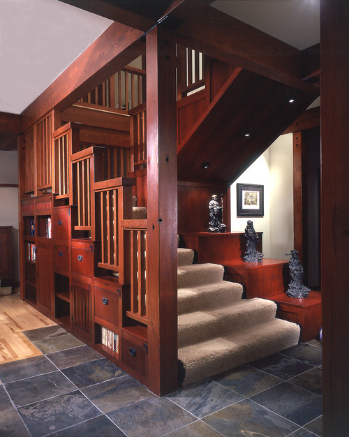 Staircase design in Seattle.