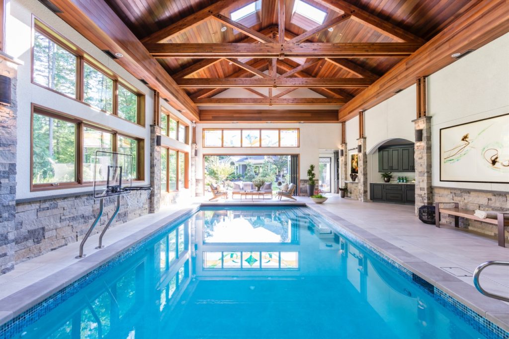 Seattle pool house interior